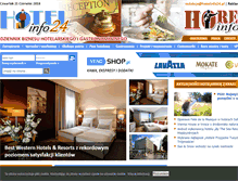 Tablet Screenshot of hotelinfo24.pl